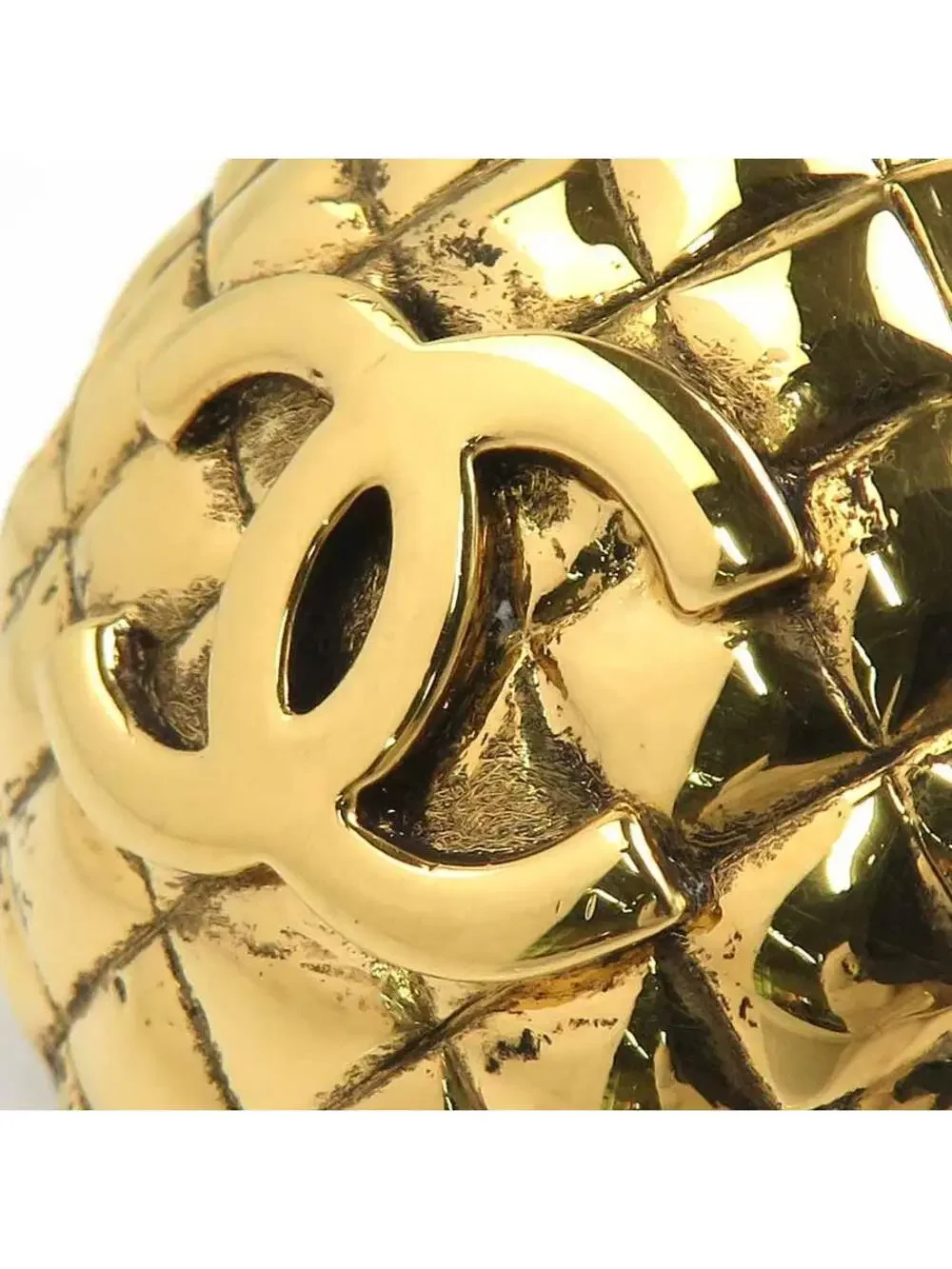 Auth Chanel Cc Logo Clip On Earrings #302711C28B